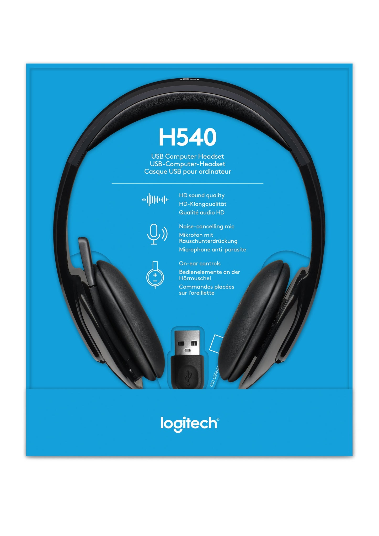 Casque Logitech H540 Réducteur Micro USB