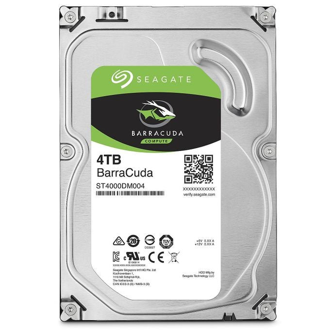 Disque Dur Bureau Seagate SATA 3.5 Interne-4To BARACCUDA-Noir