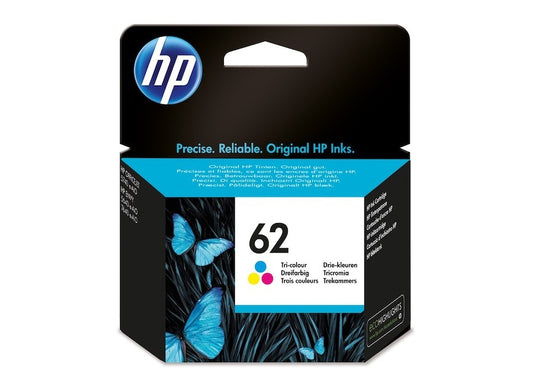 HP 62 cartouche d'encre trois couleurs authentique