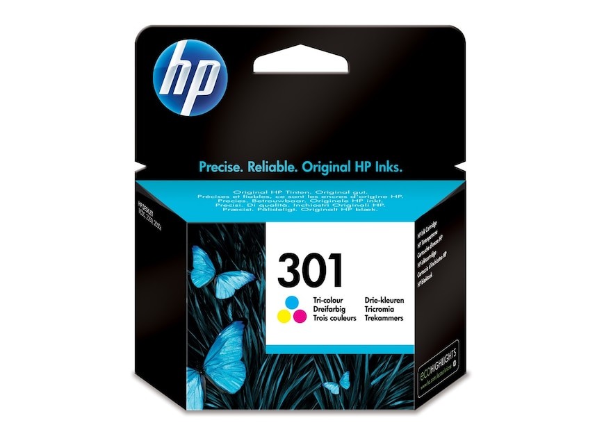 HP 301XL cartouche d'encre trois couleurs grande capacité authentique