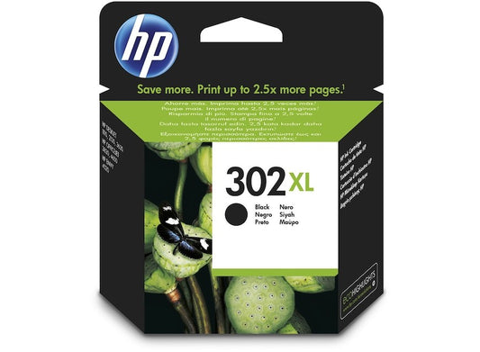 HP 302XL Cartouche d’encre noire grande capacité authentique