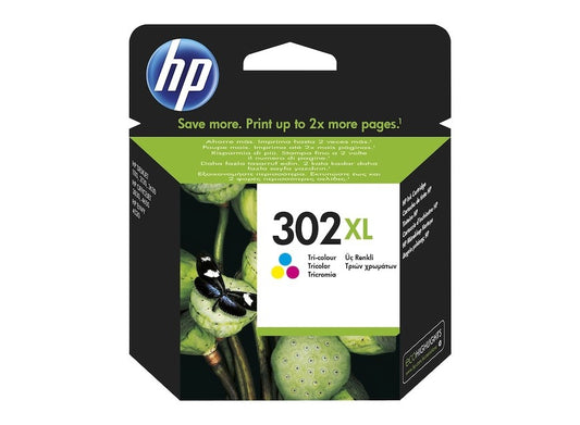 HP 302XL Cartouche d’encre trois couleurs grande capacité authentique